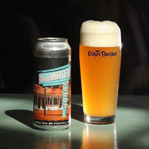 Mars Motel - Wheat Beer with Pineapple, Cara Cara Orange, and Cherries -  6.7% ABV - 4-Pack - 16 oz Cans